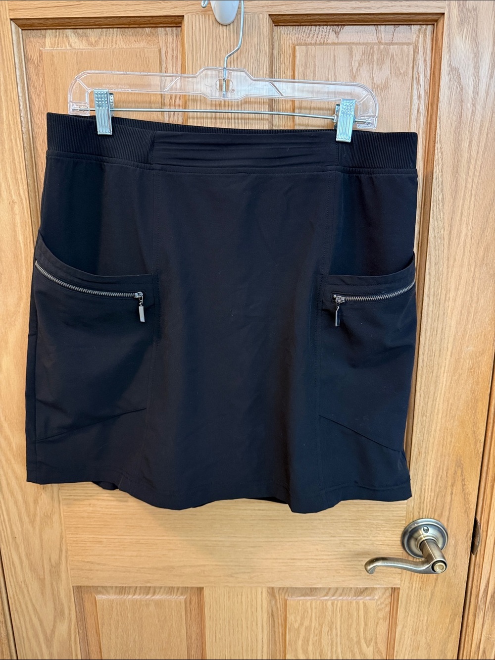 Chicos black skort